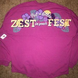 NWT Disney World Flower and Garden Spirit Jersey